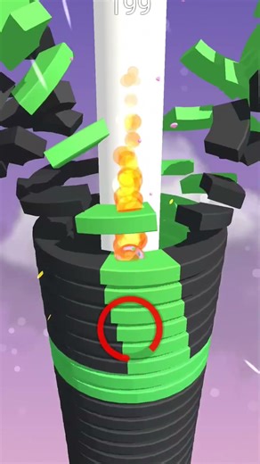 Stack Ball Game!! #shorts #ytshorts #youtubeshorts #gaming #stackball