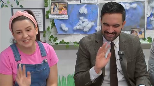 Mayor Mamdani spends morning with Ms. Rachel singing to kids at Lower Manhattan school