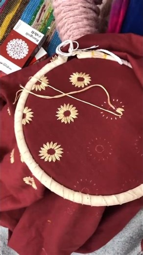 “Handy Embroidery Flower Design | Easy Hoop Embroidery Tutorial for Beginners” #embroiderykit