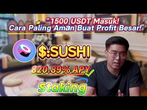 Staking SUSHI Mudah untuk 820.89% Hasil Tahunan! Keuntungan Pasti dengan Penambangan Sederhana!