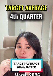 Paano Makamit ang Target Average para sa 4th Quarter?