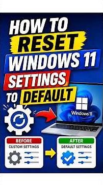 How to Reset All Settings on Windows 11? 🔄 Easy Fix!