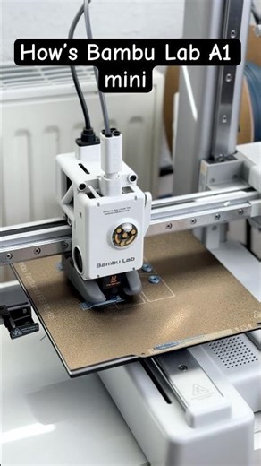 My 3D printing journey begins here🔥 Bambu Lab A1 mini Shorts Review #3dprinter #3dprinting #latest