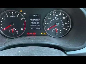 To reset the TPMS warning light of the Kia Rio 2020.