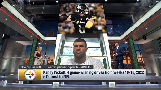 28K views · 977 reactions | Pittsburgh's star LB T.J. Watt joins the 2023 Kickoff Preview to talk rookie mistakes, old and new faces on the Pittsburgh Steelers, and his predictions for the 104th season of the NFL. (SNICKERS) : 2023 Kickoff Preview — LIVE on NFL Network | NFL Network | Facebook