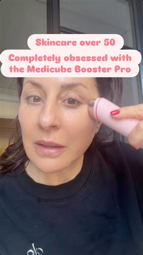 Lori Altermann comedy, beauty& pop culture EXPERT on Instagram: "Skincare over 50 in my case over 55. I’m obsessed with the best skincare products in the world. I’ve tried tons of skincare devices. The absolute top of the line skincare device I have ever used is the Medicube pro booster. Their skin care device helps your skincare products absorbed 700% more. It tightens and brightens your skin like no other skincare device. I’ve seen a ton of celebrities use it and I finally tried it. Let me kno