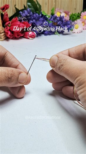 Day 1/10: Genius Sewing Hacks you NEED to know! #diy #sewinghacks