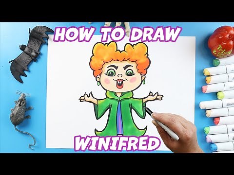How to Draw Winifred from Hocus Pocus