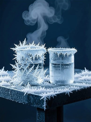Hot Water Freezes Faster Than Cold Water #BlinkAndThink #ScienceFacts