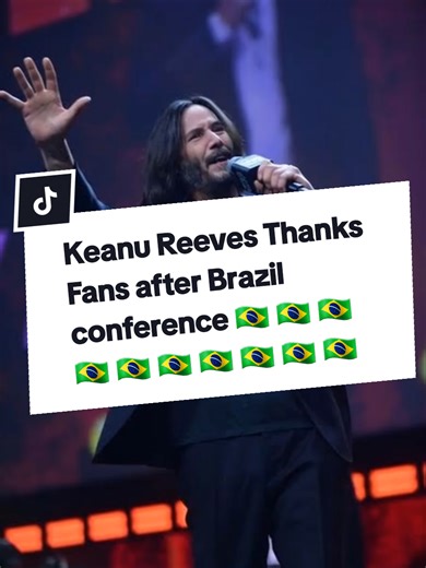 Keanu Reeves Agradece a Fans En Conferencia de Brasil