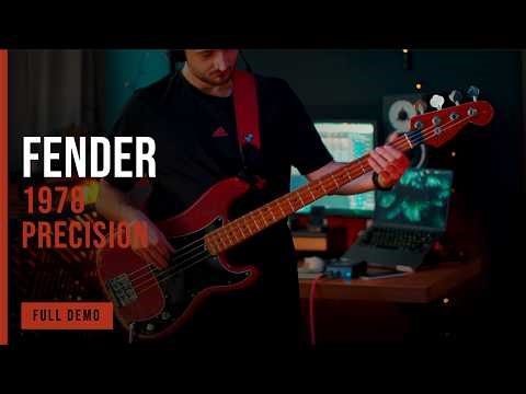 1978 ‪@fender‬ Precision Bass Demo | Pickup Shootout + Amp Sims