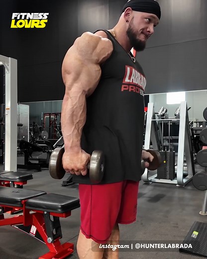 34K views · 894 reactions | Biceps And Triceps Workout by @hunterlabrada | Fitness Lovers | Facebook