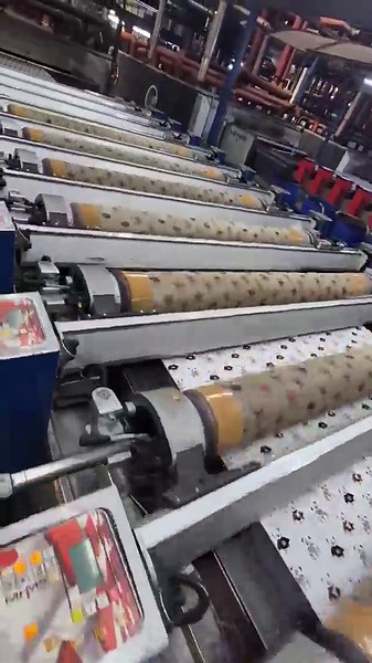 Rotary Print in Action! Fabric moving at speed. Design coming alive, layer by layer. This is rotary printing - the backbone of large-scale textile print production for decades. Fast. Consistent… | Anik Gadia