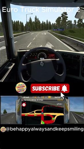 Bridge Exit → Two-Way Road Drive 🚛 | #shorts #ets2 ETS2 Trip Series #002 🚛