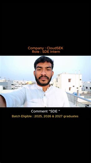 JK | Internships · Jobs · AI Upskill on Instagram: "Comment "SDE" and you will get more details [Placements ,internships, paid ,free,roadmaps,Software Engineering, Students, Freshers, Btech, Mtech, Medical Coding, Code, Programming, MCA, Bcom, Degree Students, BBA, Hyderabad, Telugu Memes, Hyderabad ,ap tg ,ts , CSE, Computer Science, Data Science, Data Analysis, Cloud Computing, AiML, Tech Creator, Technology, Telugu Creator, Telugu Tech Creator, jk tech verse, Interview,dsa, interview question