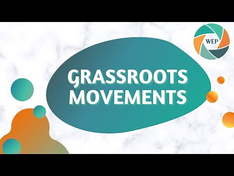 What is a grassroots movement?