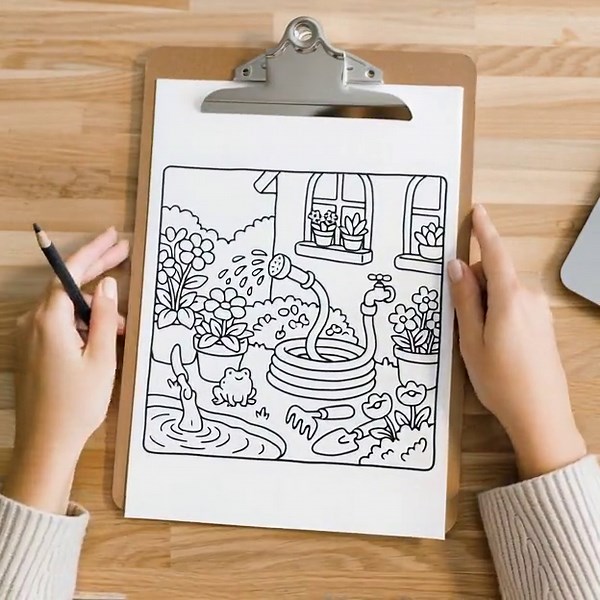 50 Bold and Easy Coloring Book, Chunky Cottage Garden Coloring Pages, Simple Thick Lines, Cozy Cottagecore Floral Art for Adults & Kids PDF - Etsy