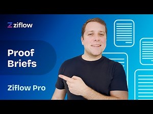 Proof Briefs | Ziflow Pro