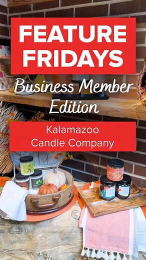 🍂 Just in time for fall, we’re spotlighting our business member, Kalamazoo Candle Company for #FeatureFriday! This Michigan-based business handcrafts all-natural, non-toxic soy candles with all the seasonal scents and more! Looking for a cozy fall activity to do with friends? Stop by one of their retail locations to make your own custom candle! You can find their stores in Kalamazoo, Portage, and South Haven, or look for their candles at your nearest Whole Foods!🍁🕯️ | Honor Credit Union