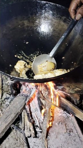 Cooking Under the Stars: Rustic Wood Fire Fried Fish #fish #fishfry #friedfish #woodfire #wood