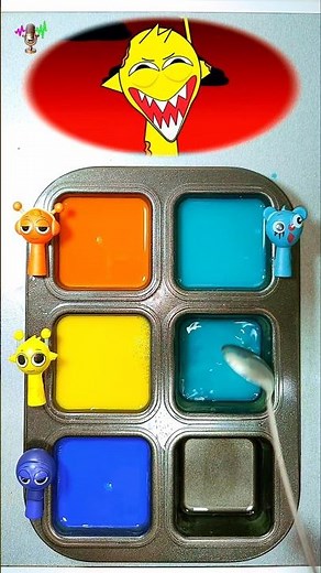 mixed color!#colormixing#sprunki#colorfulmixing#tralala#スプランキー#sigmaboy#art