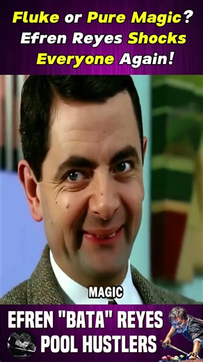 Fluke or Pure Magic? Efren Reyes Shocks Everyone Again!