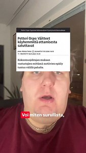 Kumpaa sattuu enemmän, Orpoa vai köyhiä, joiden toimeentuloa on leikattu? Ota tili seurantaan, niin tiedät missä mennään politiikassa. | Aleksanteri Gustafsson