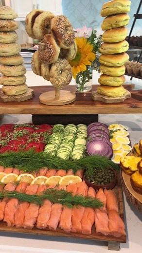 Starting the day right with a breakfast grazing table that’s as beautiful as it is delicious! 🌞🥐 Fresh fruits, pastries, and a variety of savory bites to fuel a productive workday. Catering the perfect blend of flavors for your team! #WorkParty #Breakfast #Catering #grazingtable #charcuterie #bagels #foryou #foryoupage #foodie #losangeles #event #cheeseboard #foodtiktok