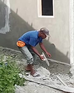 How to plaster stone foundation of house | Andris Brick Art