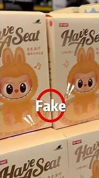 How to identify fake labubu, fake and original labubu comparison #fakeproducts #fakecheck #labubu