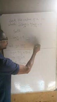 Logarithm Equation SOLVED! 2logx to base 4+9log4 to base x=9