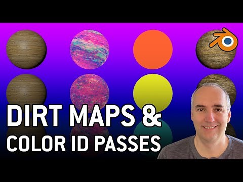 Dirt maps and color ID passes in Blender EP6