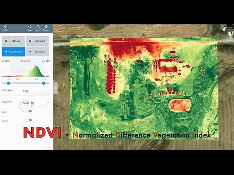 NDVI maps by drone in 20 minutes. Demo. (Normalized Difference Vegetation Index).