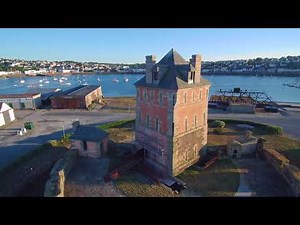Camaret sur Mer -survol du port par drone