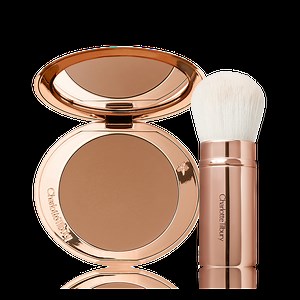 The Airbrush Bronzing Kit – Matte Bronzer & Brush  | Charlotte Tilbury