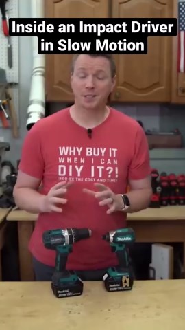 Watch an impact driver in slow motion!