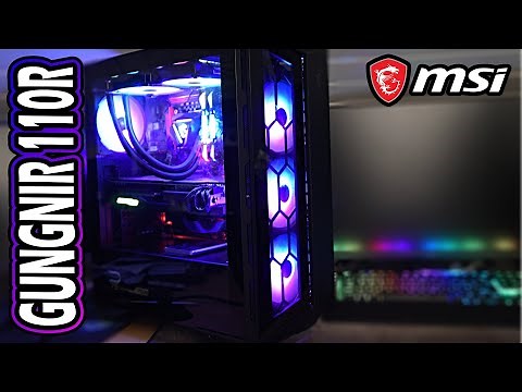 MSI MPG Gungnir 110R Gehäuse Test - Das perfekte RGB-Gaming-Gehäuse