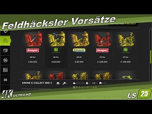 LS25 / FS25 🚜 - Häckseltechnik- Feldhäcksler Vorsätze - 4K