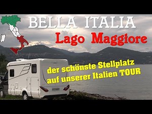 Italien: Mit dem Wohnmobil zum Lago Maggiore/Lombardei/Stellplatz Area sosta Sass Cavalasc Ranco