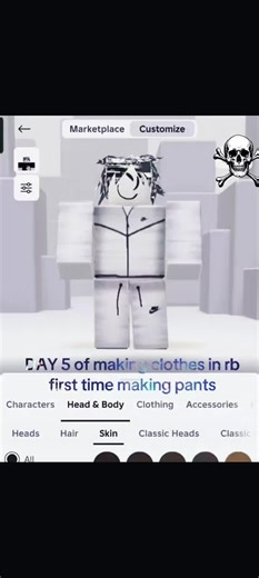 Recolorable Nike Tech Fleece Pants in Roblox