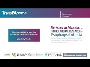 Dr Jimmy Vandel - Machine/statistical learning approaches to analyse omics data