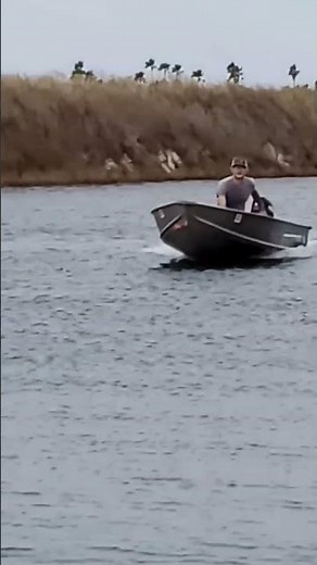 6.5HP Hangkai Outboard Motor on 12ft Boat
