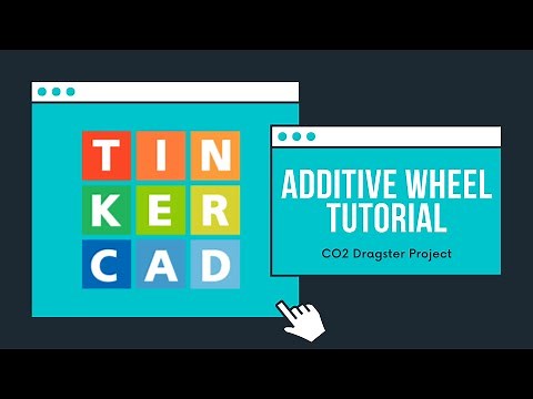 CO2 Dragster Additive (Spike) Wheel - TinkerCAD Tutorial
