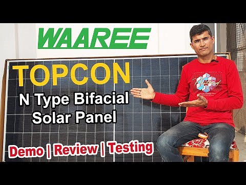 Waaree Solar Panel | Waaree Topcon Solar Panel | Waaree Topcon DCR Panel | Waaree Topcon Bifacial