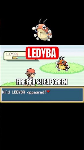 How to get LEDYBA 🐞 Pokemon Fire Red & Leaf Green (Nintendo Switch 2) #shorts