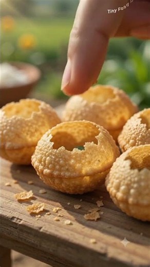 🥟 How Is This Tiny Golgappa Even Possible? 🤯 | Miniature Cooking ASMR #shorts #ytshorts #viral