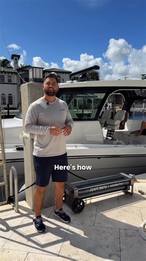 Set up in seconds. The Spot Zero Mobile Pro is so easy to use, it doesn’t need to come with instructions. But just in case, we recorded this 0:44-second video for you. If you’re thinking about getting a Spot-Free rinse on your dock but have a few questions drop them below. #SpotZero #ConvertFreshwaterToPureWater #ReverseOsmosis #MobilePro #YachtDetailers | Spot Zero Water