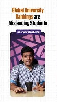 Global Rankings Are Misleading Students | University Application | Project Ivy