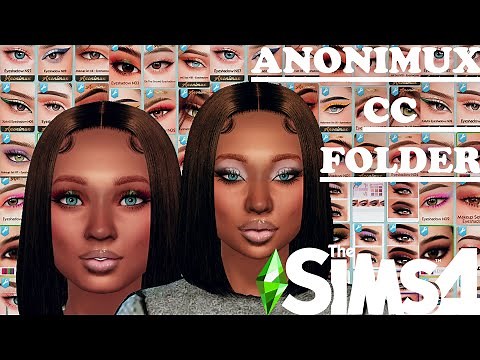 Anonimux CC Folder ✨l MakeUp Items l The Sims 4