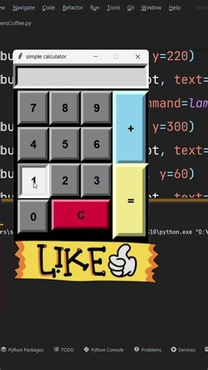 Python Project|GUI Calculator مشروع بايثون للمبتدئين آلة حاسبة #مشاريع_بايثون #tkinter#برمجة#بايثون